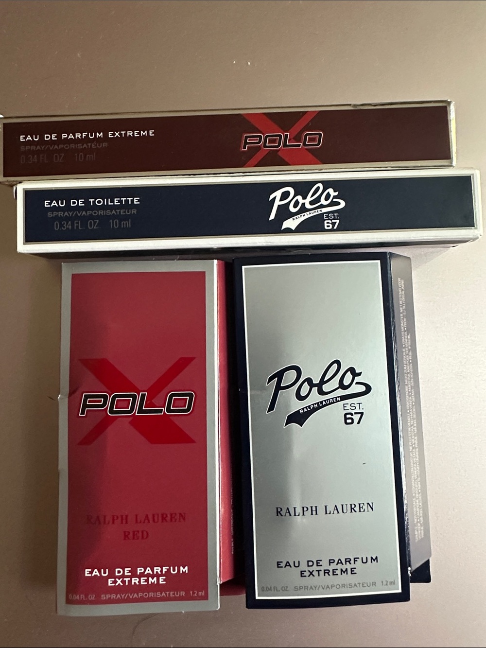 Polo Ralph Lauren Travel Spray - 2 Brand New in box - 2 New samples